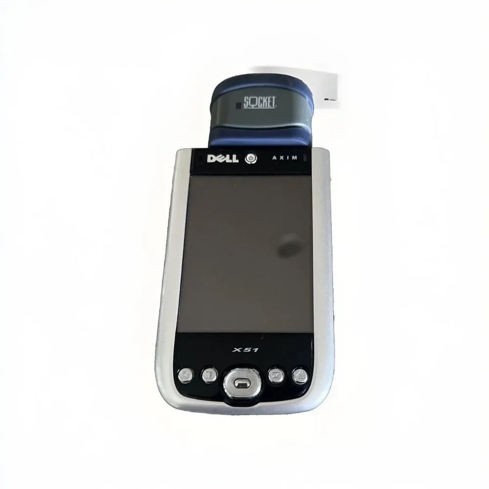 Dell Axim X51/X51v PDA With Cradle, Case and Charger -Socket Scanner